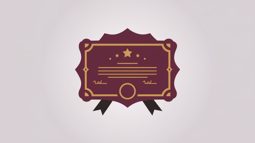 certificate for achievement template